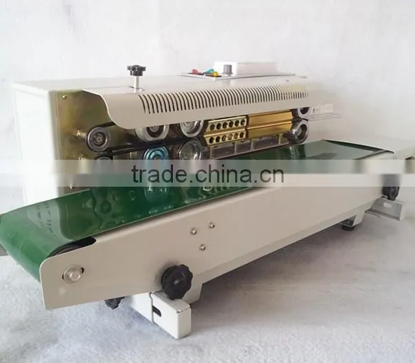 FR900 Plastic Film Sealing Machine+Horizontal Sealing+Date Printing+Seal Belt photo-3