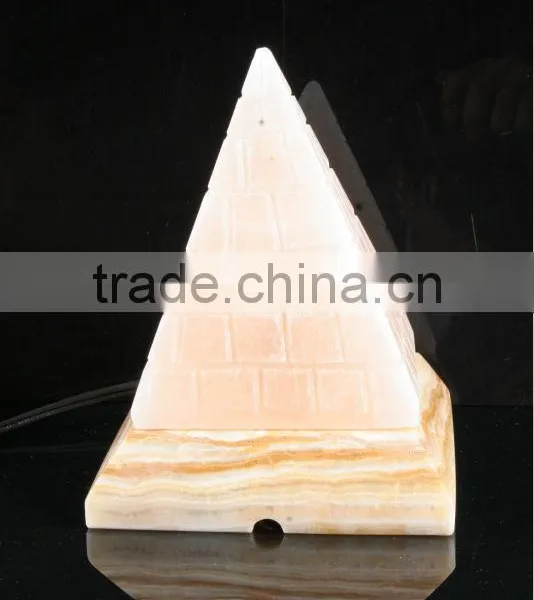 Pyramid Salt Lamps/Rock Salt Sculptures /Himalayan Salt Crafts photo-5