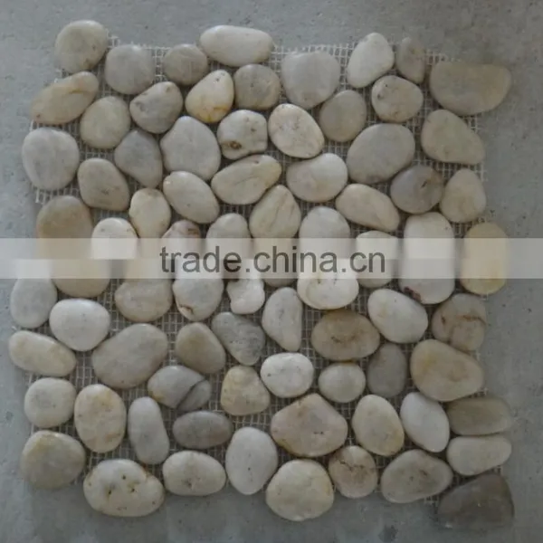 Mixed Colour Pebbles/pebble Meshed Tile/cobble photo-5