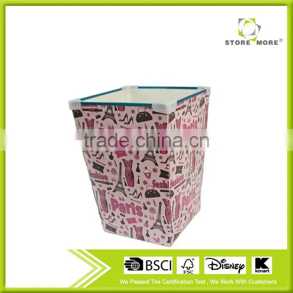 Bed Room/Desk/Office DIY Square Plastic Trash Can photo-4