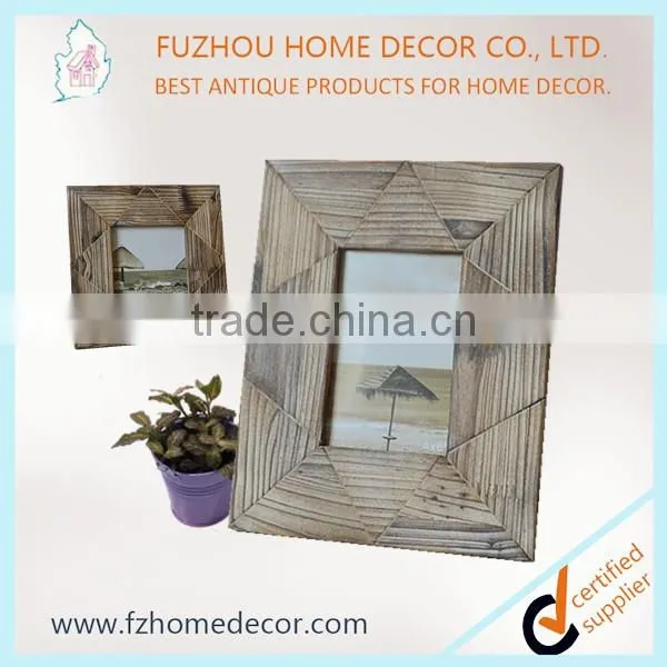 Natural Wooden Oval Photo Picture Frames in Different Size photo-3
