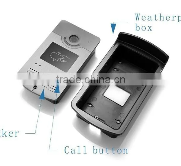 Cheap 7inch HD Video Camera Visual Doorbell, Card Open Lock Night Visual Wired Doorbell, Best Home Security System Doorbell photo-3