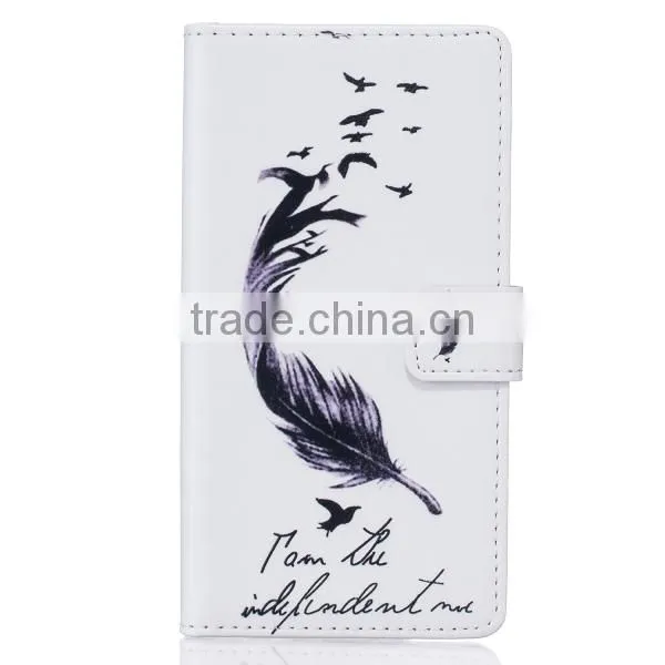 Universal Embossed PU Flip Stand Wallet Leather Mobile Phone Back Cover For IPhone 6 6S photo-5