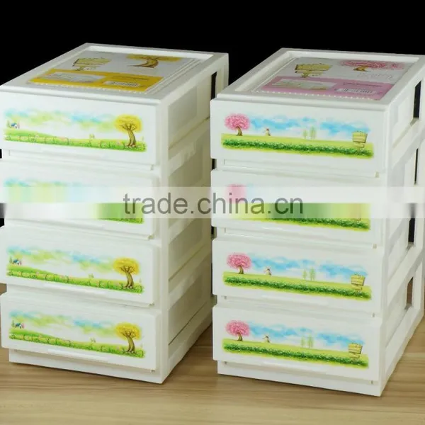 Different Layer Plastic Drawer Cabinet Plastic Drawer Organizer photo-3
