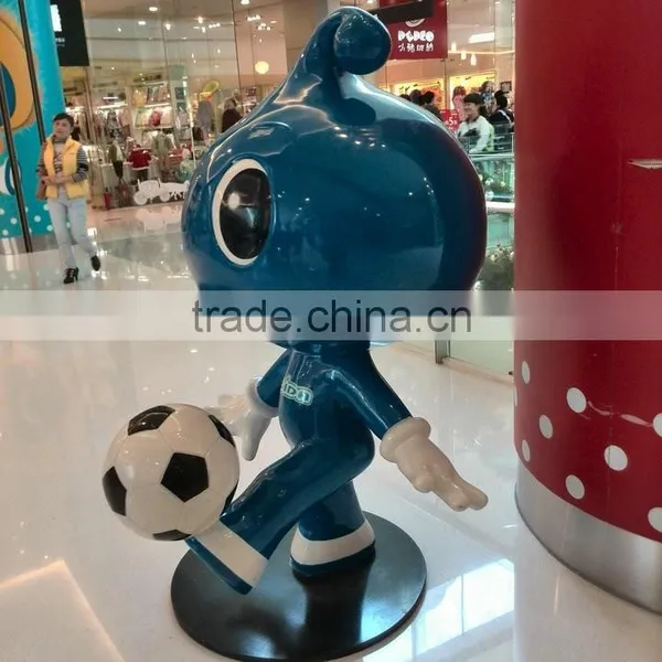 Football Man Cartoon Figure Mascot for Shopping Mall photo-3