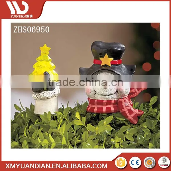 2017 Trending Products Personalized Light Christmas Gift Outdoor Ornaments Snowman Garden Stake photo-3