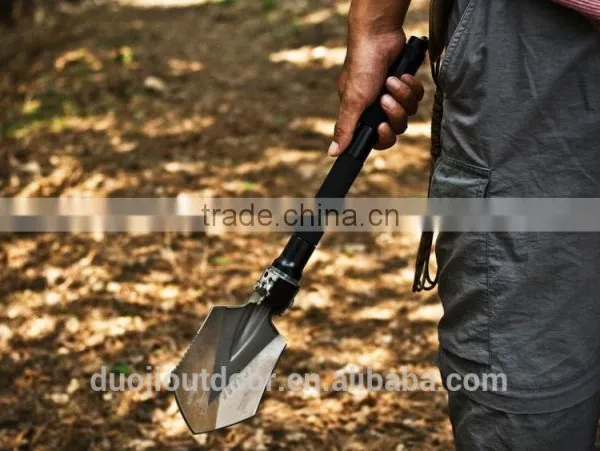 Patented Multi-function Compact Emergency Gear With Shovel Hoe Knife Fire Starter photo-3