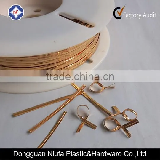 Gold Plastic Coated Twist Tie For Automatic Machine photo-5