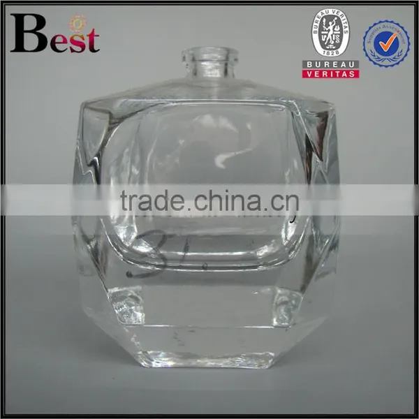 2017 Hot New Products 50ml Elegant Glass Bottle Custom Shape Perfume Glass Bottle Custom Shape photo-3