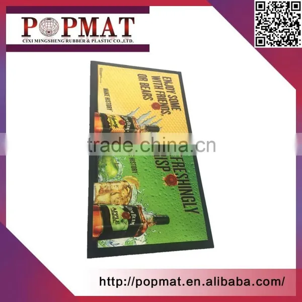 Promotional Rubber Non Woven Fabric Bar Mat photo-2