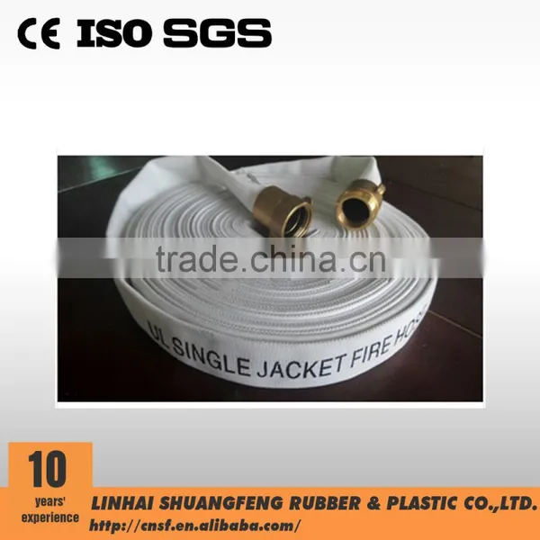 1.5" Inch SINGLE JACKET FIRE FIGHTING HOSE WITH NST BRASS COUPLING photo-2
