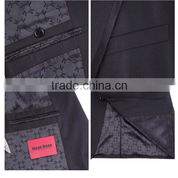 Two Button Single Breast Mens Wedding Tuxedo New Design Wedding Ceremony Best Man Blazer photo-4