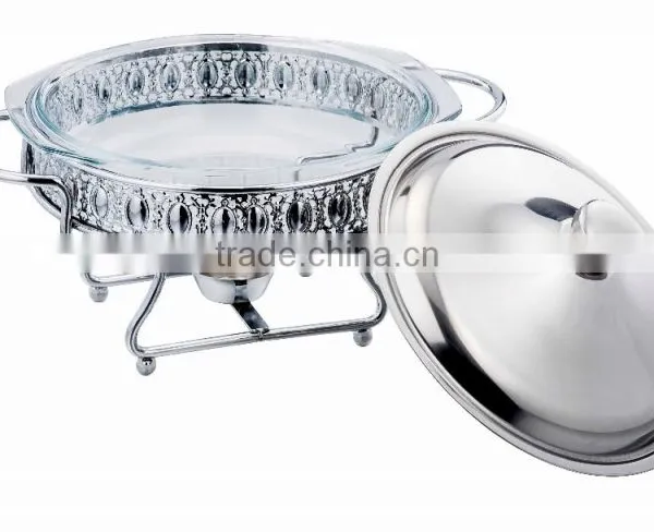 3Liter Small Gold & Silver Chafing Dish Luxury Chafing Dish Oval Chafing Dish photo-3