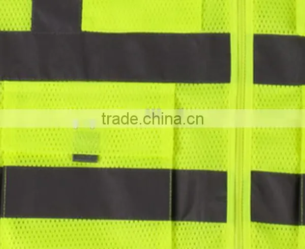 2017 Reflective Vest 3m Tapes Yellow Safety Vest photo-3