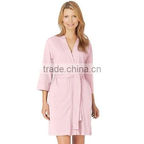 Mature Women Warm Sexy Bathrobe,cotton Hotel Bathrobe photo-3