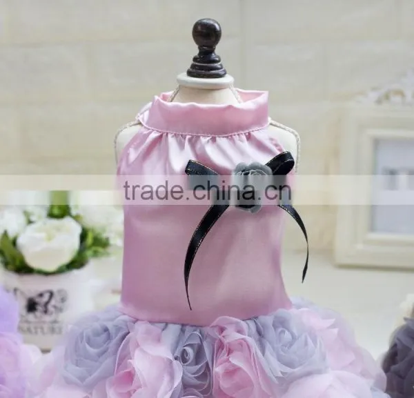 R1945H Latest Pet Dress Design,Pet Dog Clothes With Bow-Knot photo-2