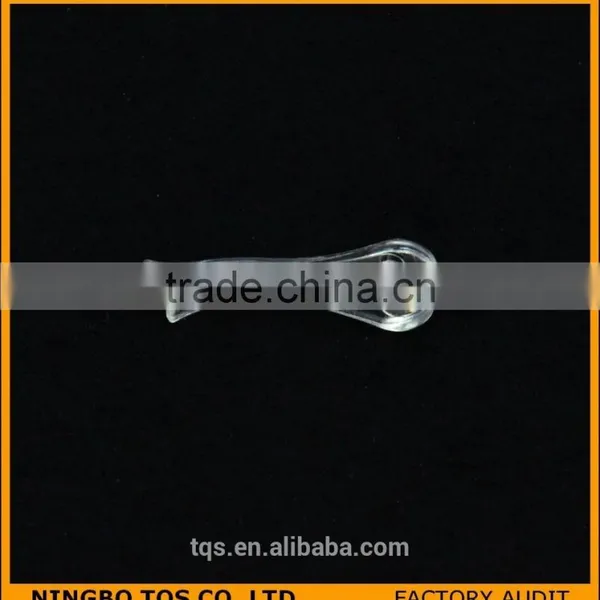 U-shape Without Teeth Garment Accessory Transparent Plastic Clips for Packing photo-4