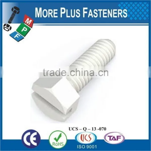 Made in Taiwan Metric Coarse Slotted Hexagonal Metric Thread Nylon Hexagon Polycarbonated Hex Head Plastic Screw photo-6