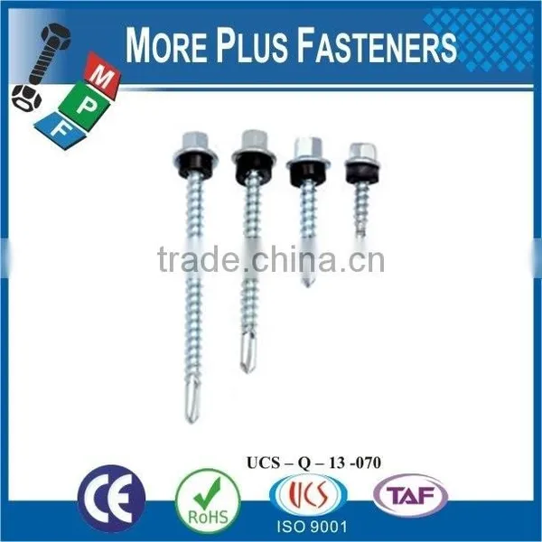 Made in Taiwan Aluminum Hex Flange Head Self Drilling Screw photo-5