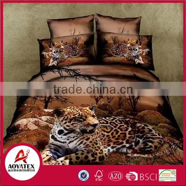2016 China New Style Bamboo 13372 40*40s Reactive Printed 3D Bedding Sets photo-4