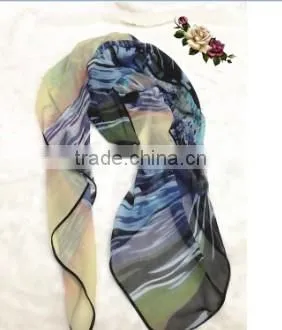 PRINTED POLYESTER SCARF photo-5