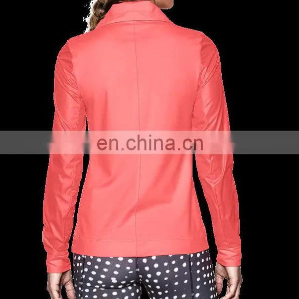2016 Ladies Grey Satin Polyester Yoga Jacket photo-2