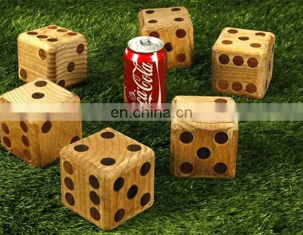 Wooden Outdoor Yard Dice Giant Custom Wooden Dice Set photo-5