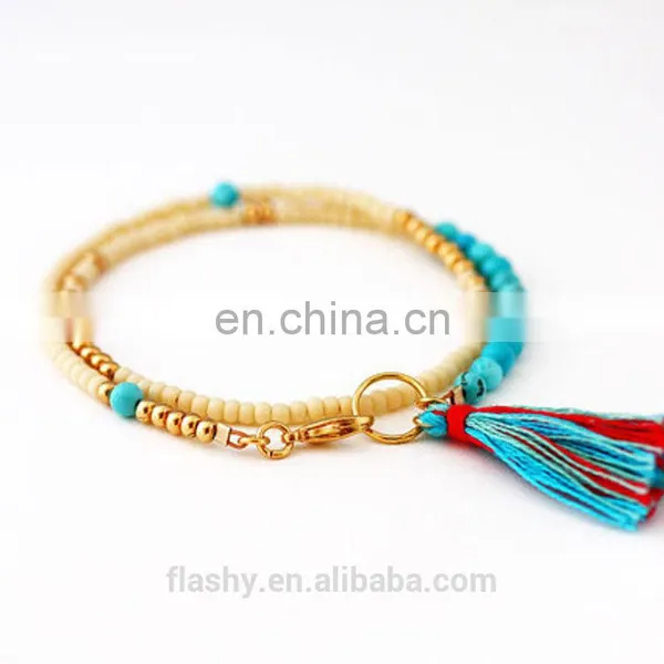 New Fashion Hand Jewelry Stone Beaded Women Bracelets Bangle photo-3