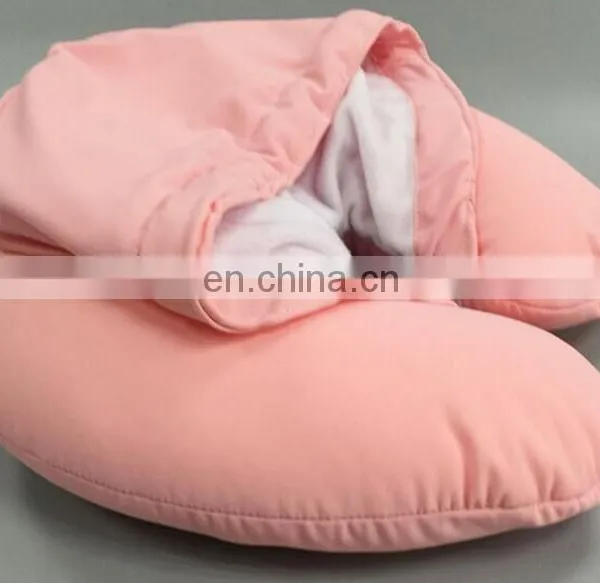 Meet ICTI Standard Custom u Shape Travel Neck Pillow With Hat Promotion Wholesale Soft Plush Pillow Neck photo-2