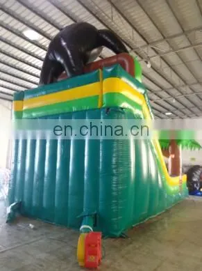 Single Lane Hot Sale Jungle Gorilla Inflatable Slide photo-4