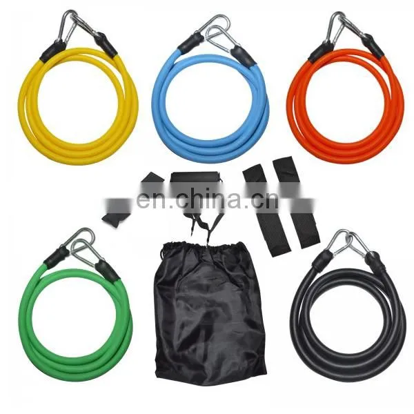 Portable Custom Exercise Trainer Latex Resistance Rubber Tubes