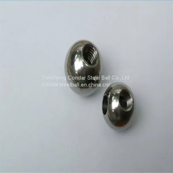 AISI 304 316 316L 420C 440C Drilled Stainless Steel Ball With Hole photo-3