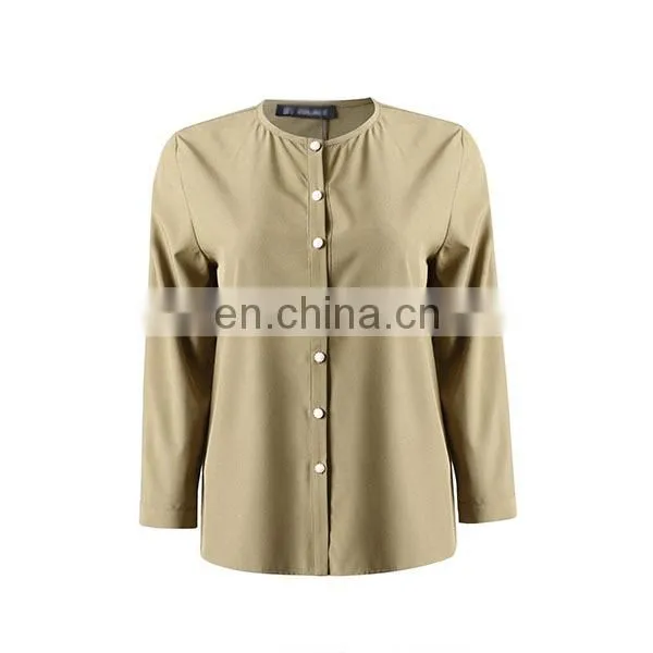 Traditional Women Wear Latest Design Muslim Long Sleeve Top Islamic Clothing photo-5