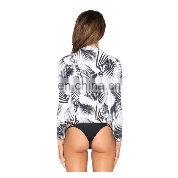 Wholesale Design Your Own Hot Sexy Printed Custom Rash Guard for Women photo-3