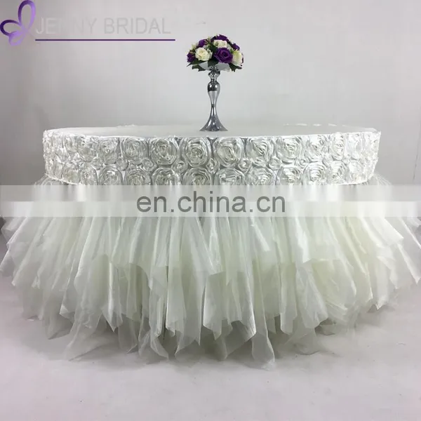 TC121E Round Outdoor Banquet Party Table Cover Wedding Decoration photo-5