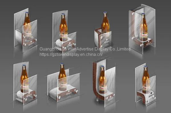 Chivas Wine Bottle Stand Display,liquor Glorified Luminous LED Display photo-2