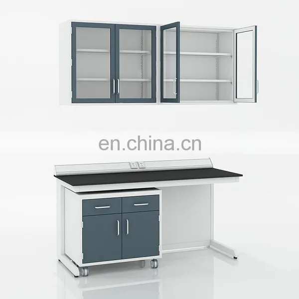 Laboratory Furniture Wall Work Bench Phenolic Resin Chemical Biology Laboratory Bench Table photo-7