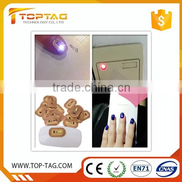 Hot Sell Ntag213 NFC Rfid Women Finger Nail Tag Cheap Price photo-3