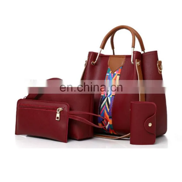 Custom Logo Large Capacity, Crossbody Bags 4 Pcs/set New Designer Women Shoulder Bags Female Ladies Hand Bags Handbags Set/ photo-3
