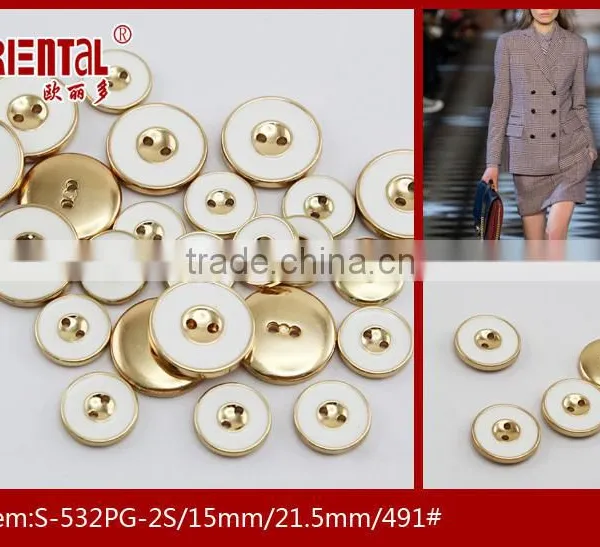 Black Enamel Shirts Button for White Shirt photo-2