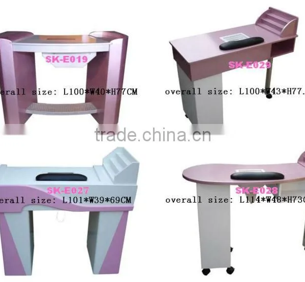 Factory Supply Pink Modern Manicure Table photo-2