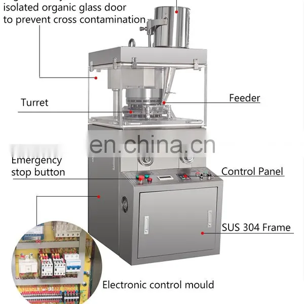 Automatic Medicine Bath Ball Tablet Press 35000pcs/h For Sale photo-2