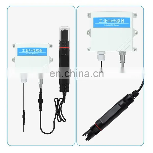Liquid PH Monitor Sensor 0-14 4~20mA 0-5v 0-10v RS485 Water pH Testing Sensor photo-2