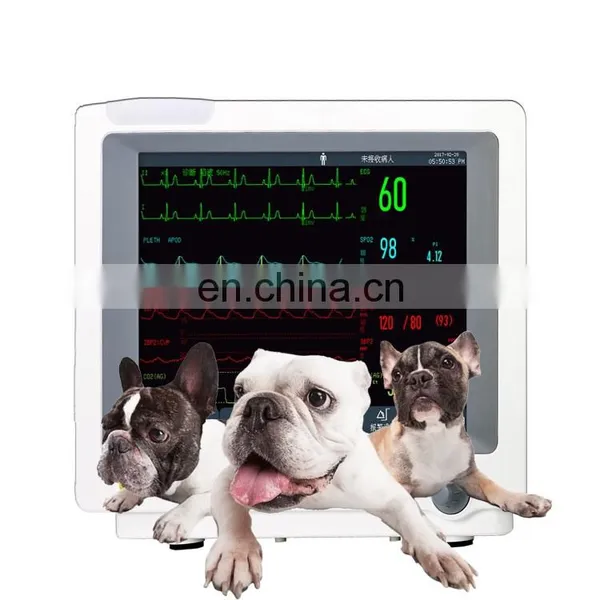 Portable Digital Technology Vet Veterinary Medical Animals Vital Sign Multiparameter Monitor photo-4