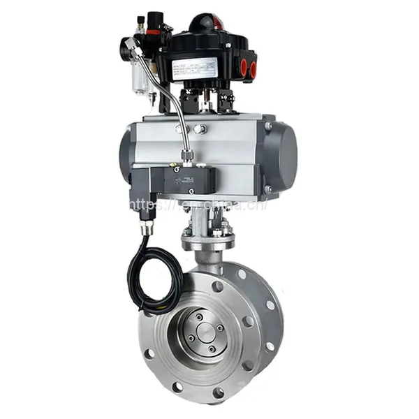 Pneumatic Stainless Steel Butterfly Valve