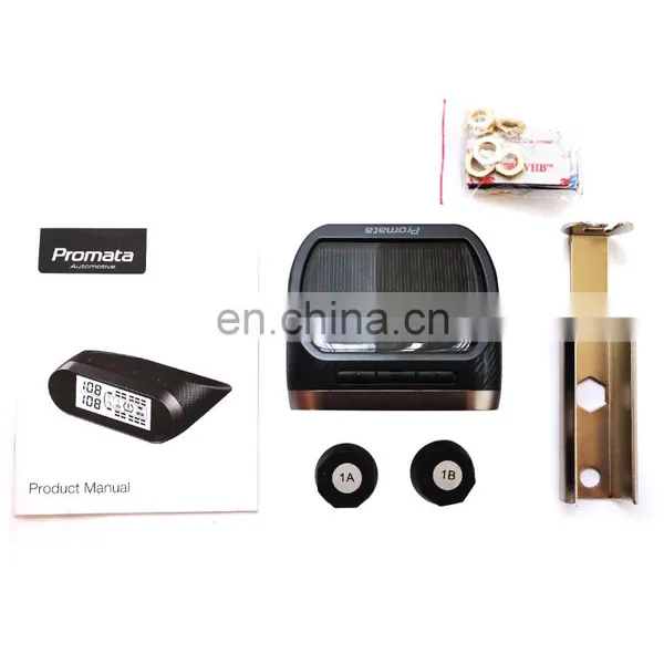 Promata Manufacturer Solar Truck Tyre Pressure Monitoring TPMS With 2 Tyres photo-4