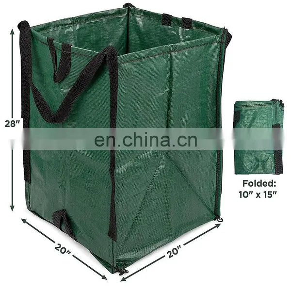 Heavy Duty 2 Packs 53 Gallons Polypropylene Flexible Storage Type Garden Leaf Bag photo-4