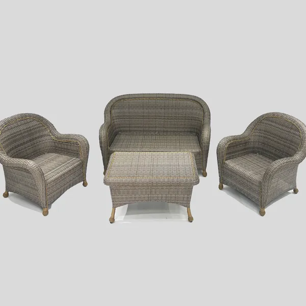 Guangzhou Factory OEM Forever Patio Modern All Weather Outdoor Patio Garden Furniture Aluminum Frame Wicker Garden Set photo-4