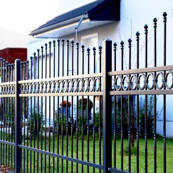 Wholesale Wrought Iron Garden Fence | Classic Black Metal Screen for Garden Divider & Functional Indoor Partition photo-2
