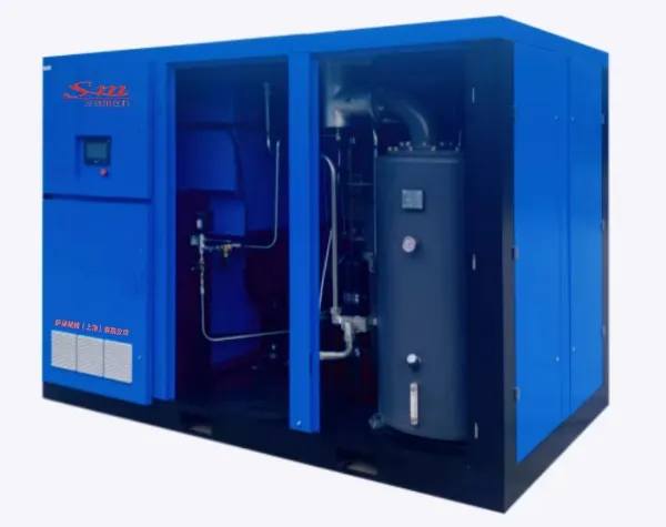 Saman Permanent Magnet Variable-frequency Screw Vacuum Pump, Energy-saving and Power-efficient photo-3